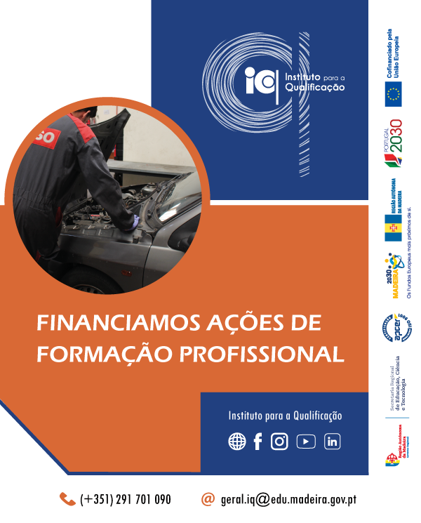 Financiamos ações de Formação Profissional