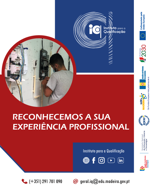 Reconhecemos a sua experiência profissional