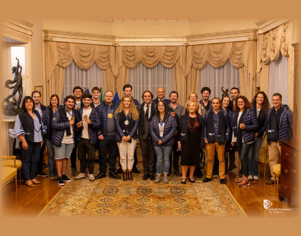 Comitiva do IQ que representou a Madeira no 46º Campeonato Nacional das Profissões recebida na Quinta Vigia