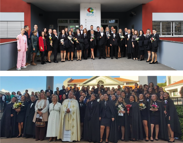 Centro Qualifica realizou pela primeira vez, juntamente com o Centro de Formação Profissional da Madeira, a bênção das capas