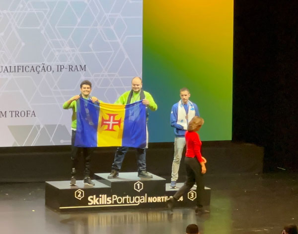 Madeirense Diogo Alves vence medalha de ouro no 46º Campeonato Nacional das Profissões 
