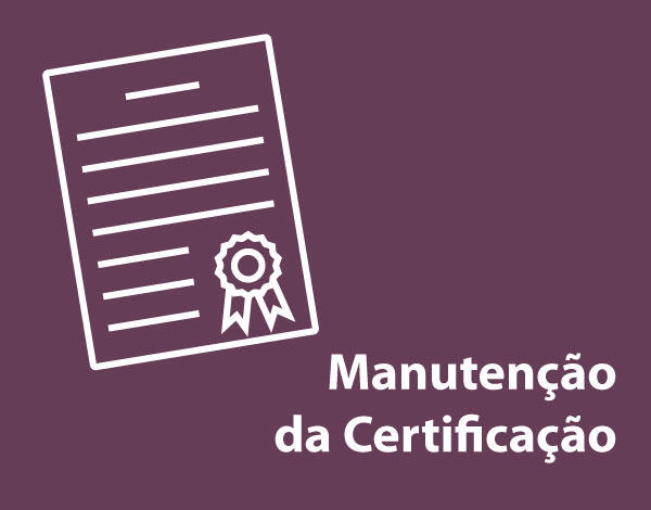 Manutenção da Certificação