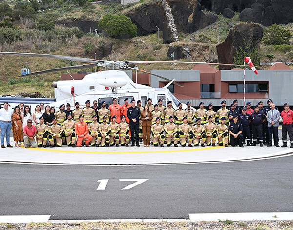 Serviço Regional de Proteção Civil, com 13 novos elementos das Brigadas Helitransportadas