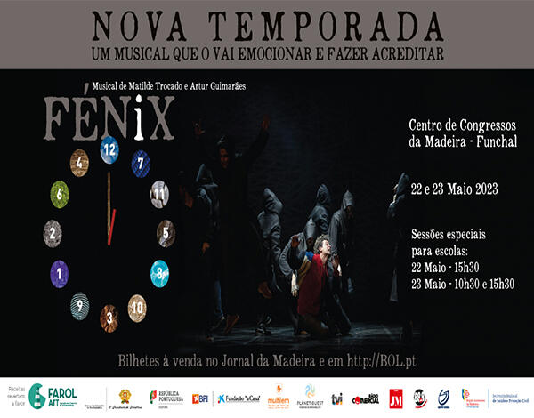 Espetáculo: FENIX – RENASCER DAS CINZAS