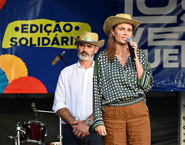 Micaela Fonseca de Freitas destaca solidariedade e laços afetivos na abertura da Festa Luso-Venezuelana