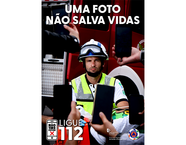  “Uma Foto não Salva Vidas” é a nova campanha de sensibilização da Proteção Civil