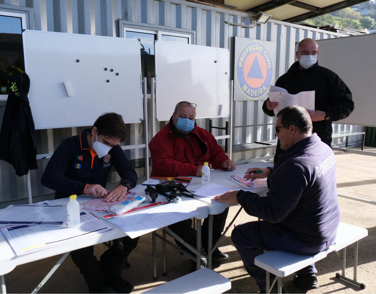 Proteção Civil promove formação aos Quadros de Comando dos Bombeiros da RAM 