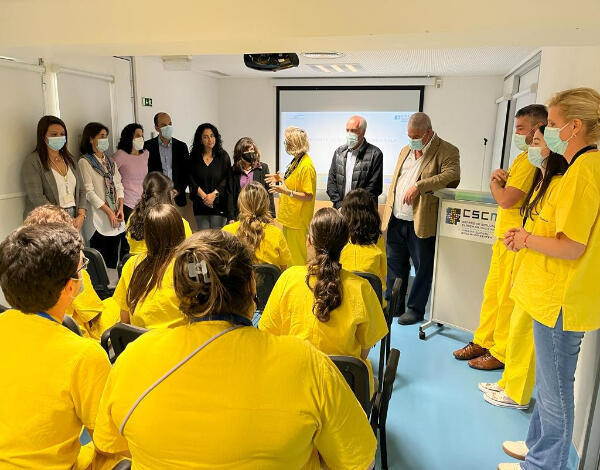 Estudantes do 3º ano de Medicina no Centro de Simulação Clinica da Madeira