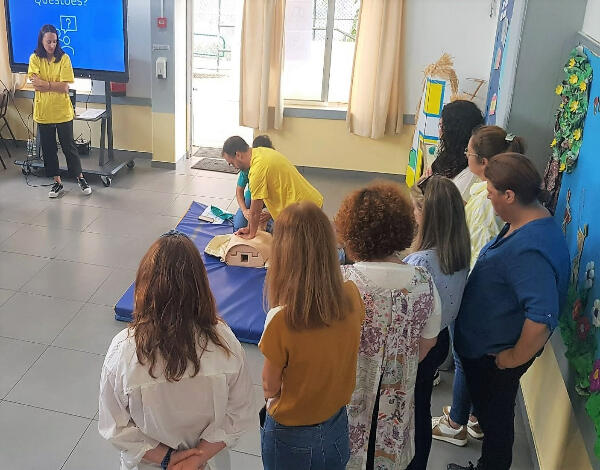 SESARAM promove Curso de SBV na Comunidade Escolar