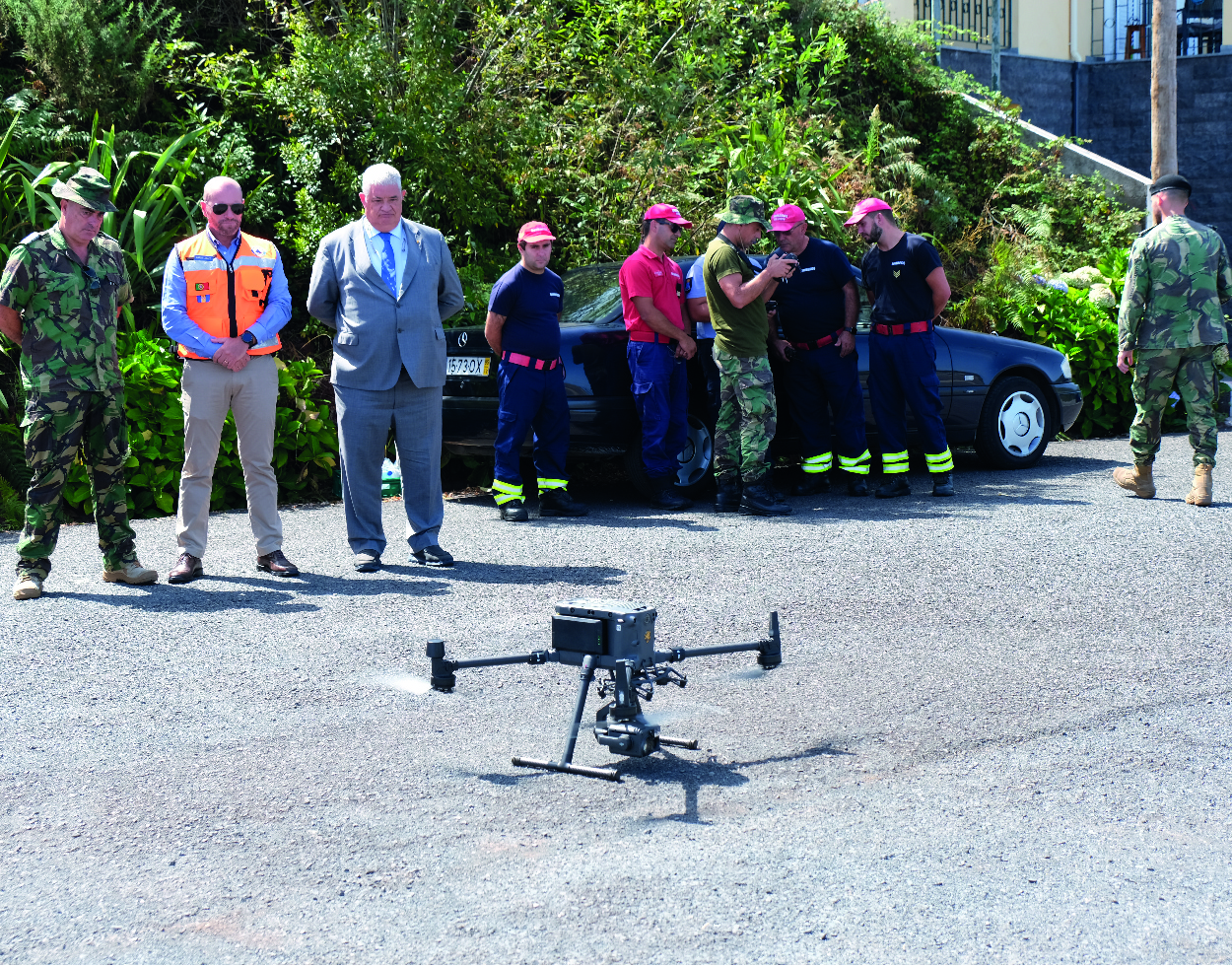 Proteção Civil e Comando Operacional da Madeira realizam atividade conjunta com utilização de drones