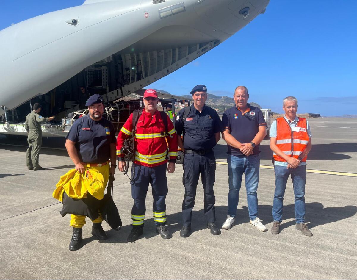 60 operacionais que integraram Força Especial de Proteção Civil já estão no terreno