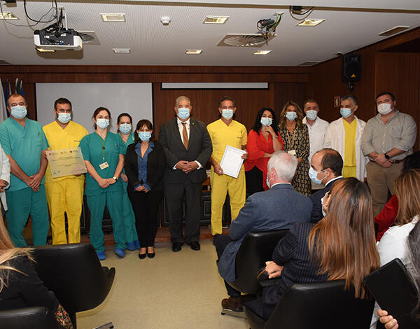 Pedro Ramos presidiu à cerimónia de entrega das placas de Acreditação da Qualidade a quatro Serviços do SESARAM