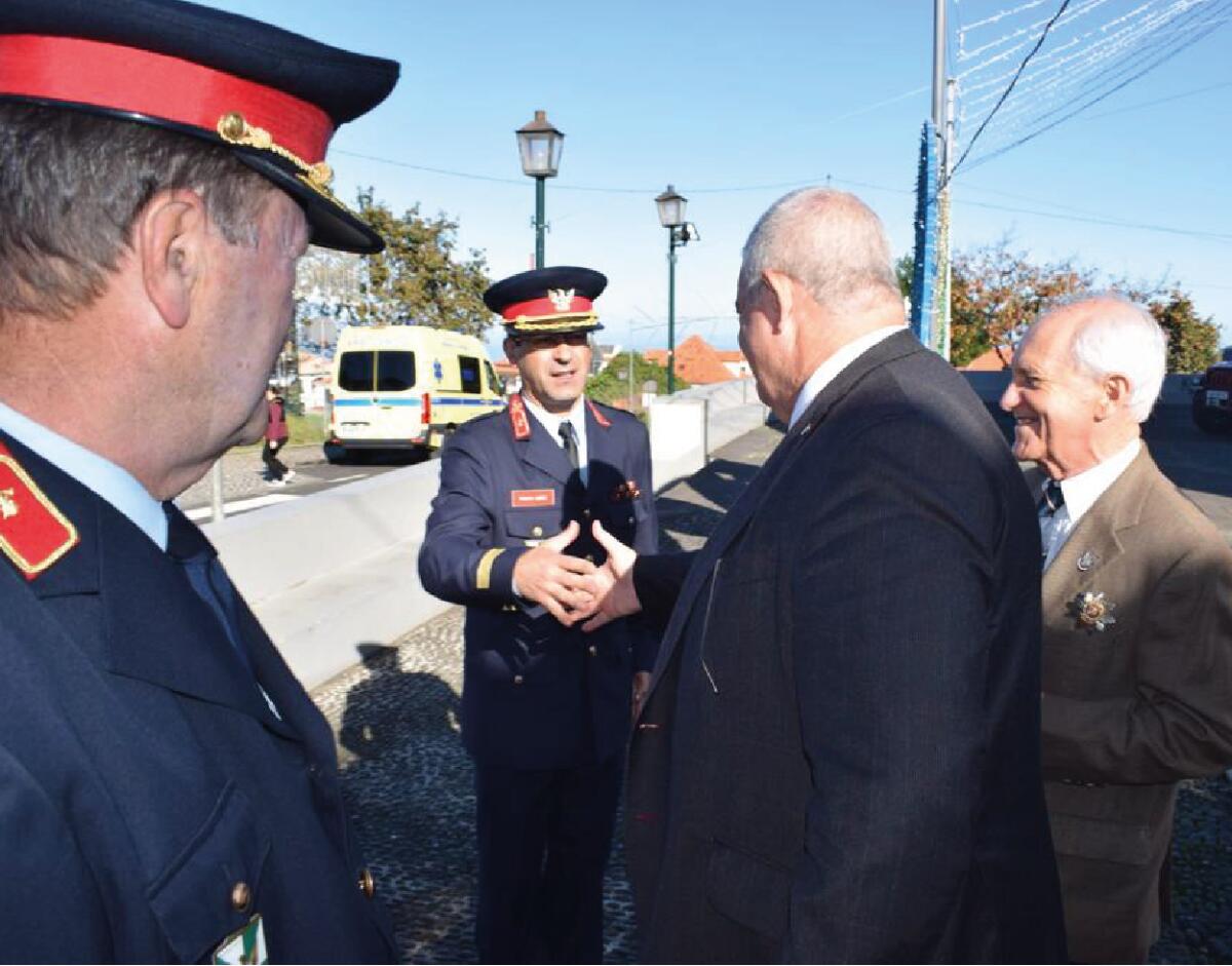 Pedro Ramos agradece trabalho, empenho, prontidão e dedicação dos Bombeiros de Santana