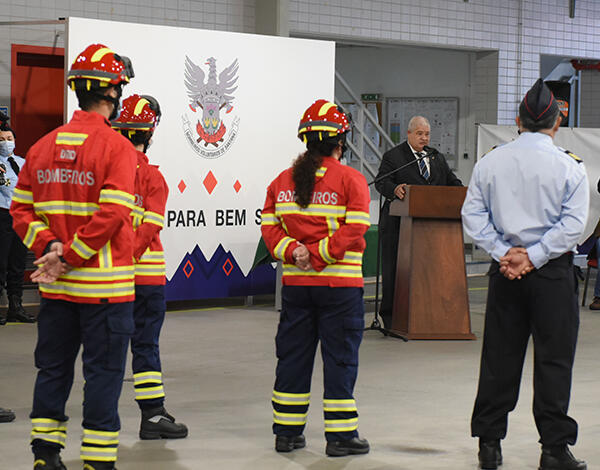 Pedro Ramos presente na Sessão Solene dos Bombeiros Voluntários de Santana 