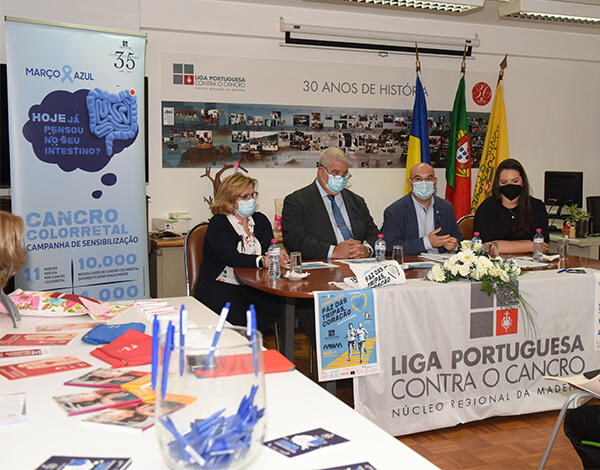 Pedro Ramos presidiu à apresentação da campanha contra o Cancro Colorretal “Março Azul” 