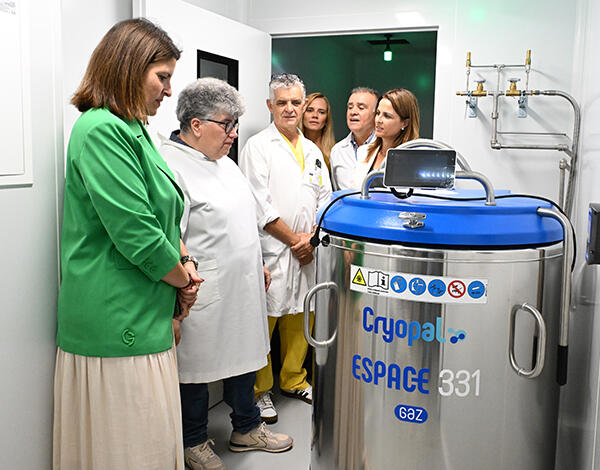 Micaela Fonseca de Freitas assinala conclusão das novas salas limpas e da unidade de criobiologia do SESARAM