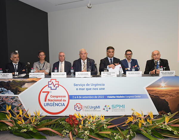 Pedro Ramos presidiu à abertura  do 7.º Congresso Nacional da Urgência     