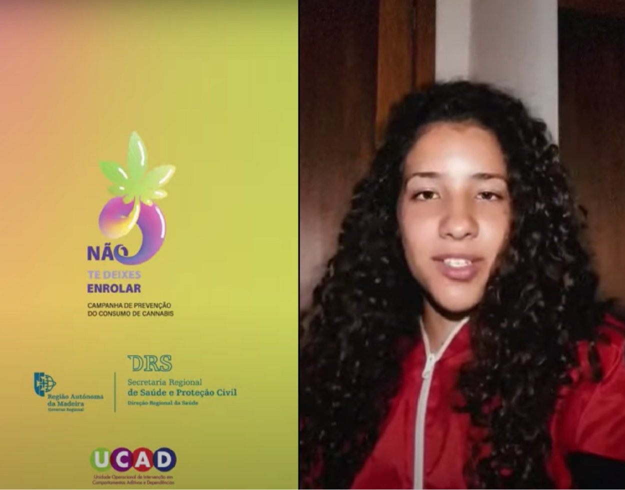 Atleta madeirense, Luana Miriam, associa-se à campanha de sensibilização contra o consumo de canábis