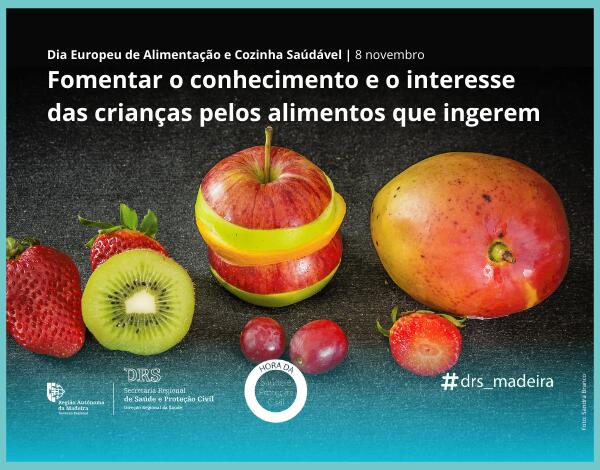 A DRS assinala o Dia Europeu da Alimentação e da Cozinha Saudáveis