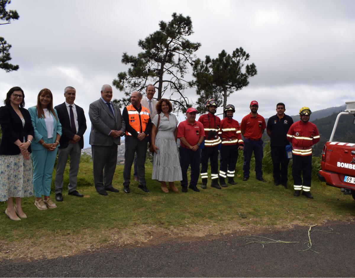 Pedro Ramos visitou ECIR afeta ao Corpo de Bombeiros Voluntários da Calheta