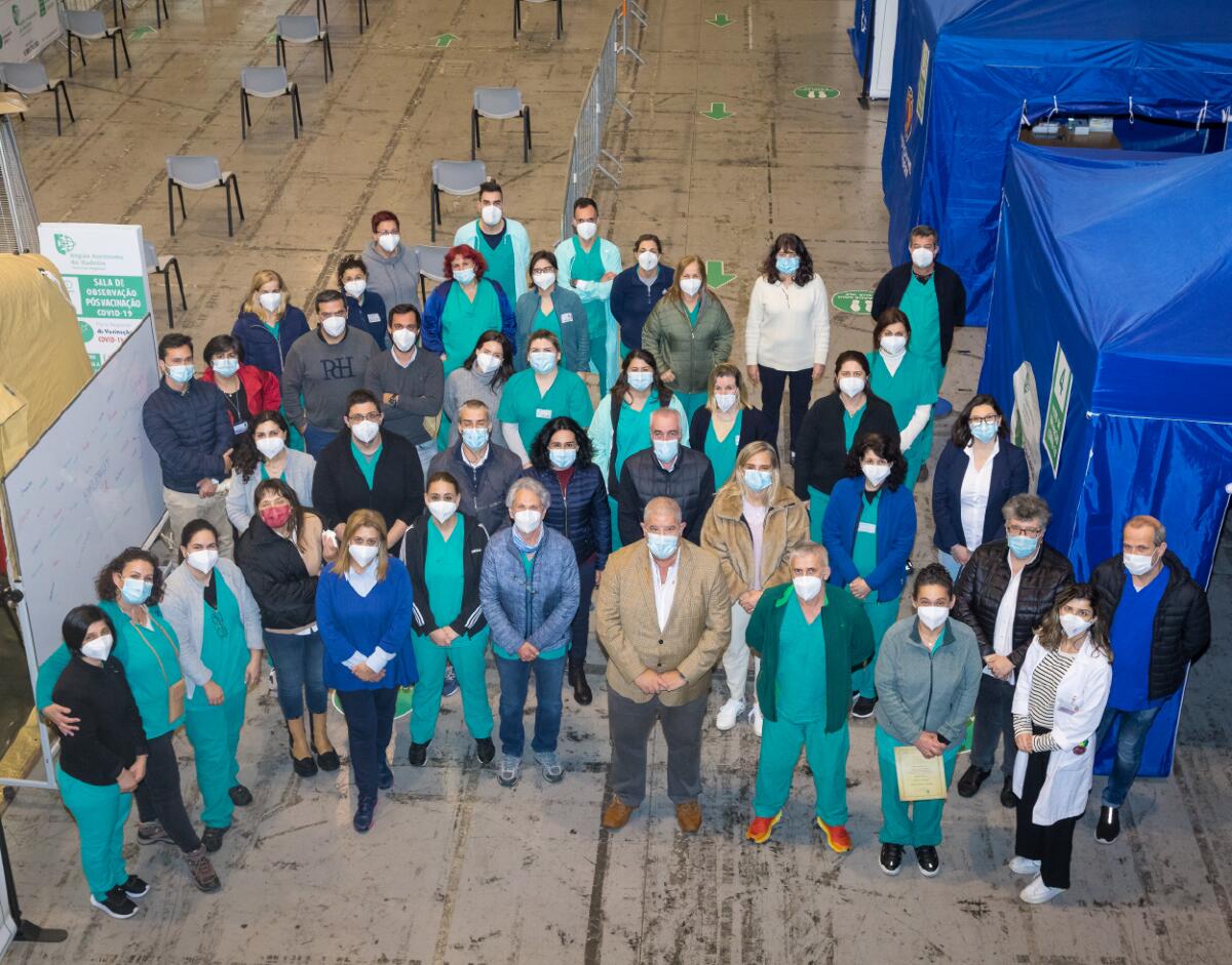 Governo Regional reconhece importante papel dos profissionais envolvidos na Vacinação contra a COVID-19