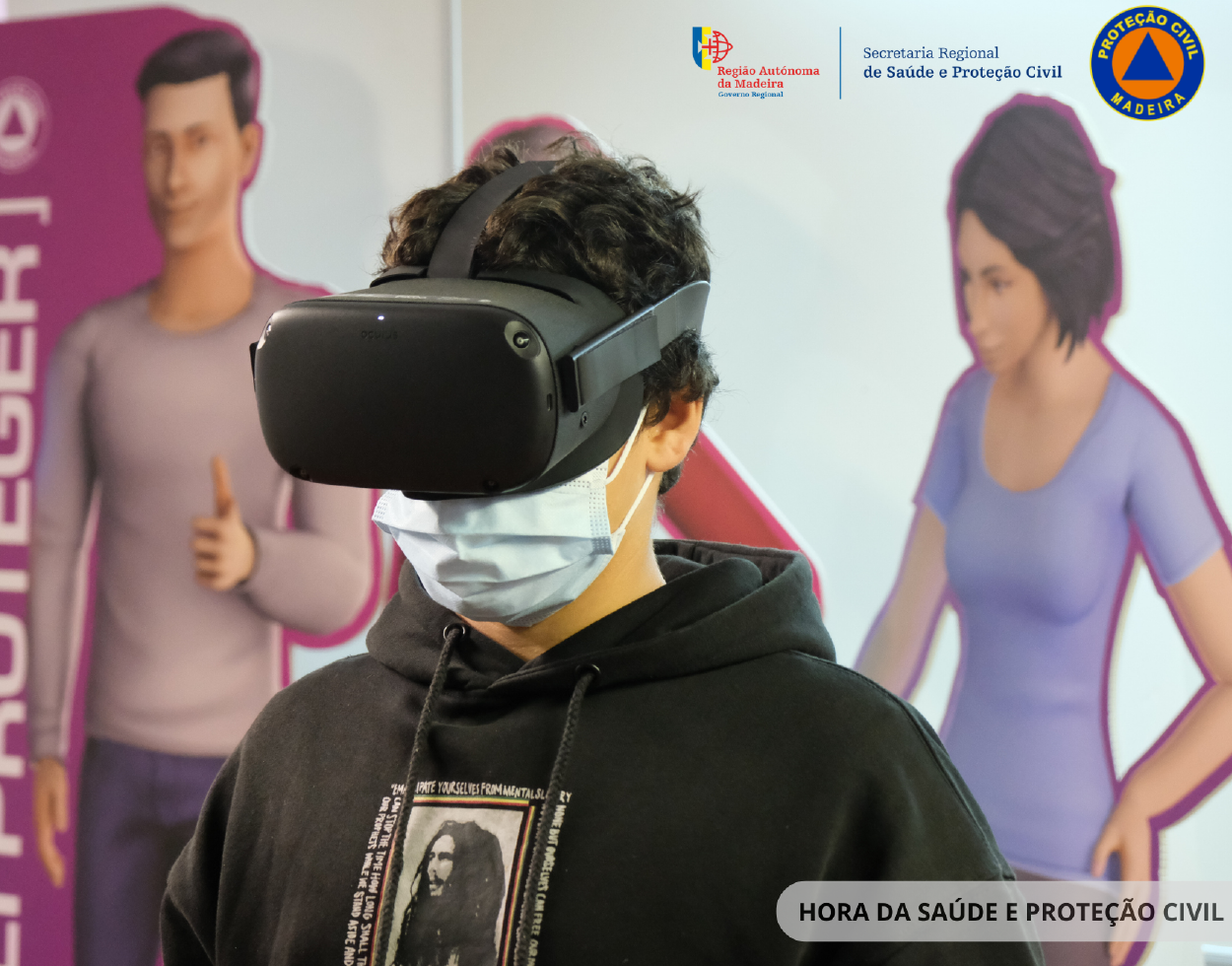 Proteção Civil promove cultura de segurança através de realidade virtual