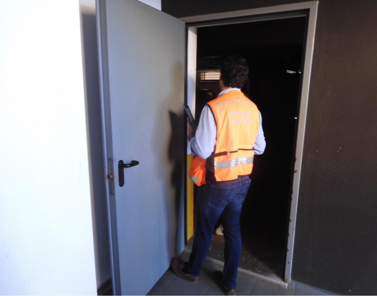 Serviço Regional de Proteção Civil realiza inspeções em edifícios na Região Autónoma da Madeira  