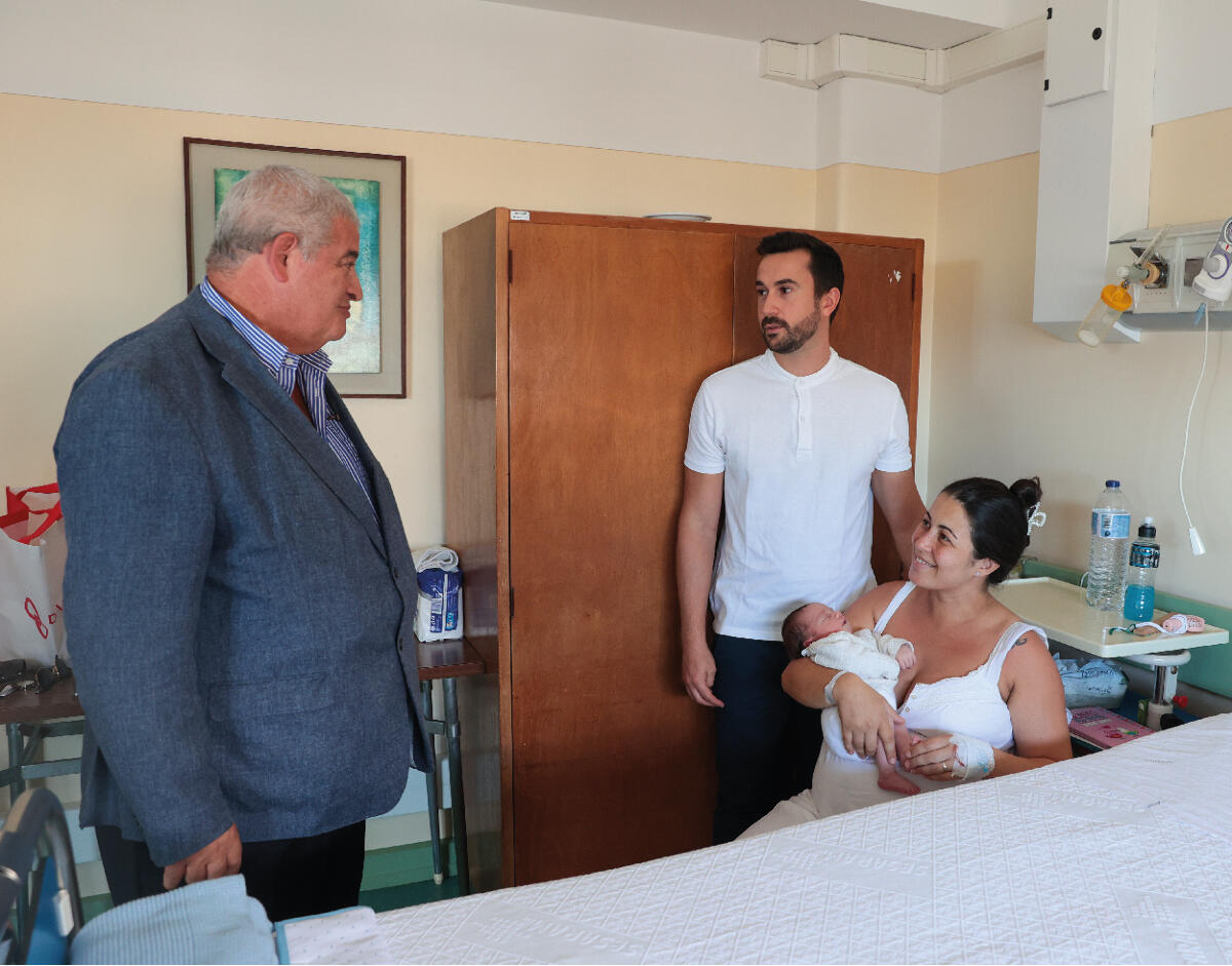 Henrique foi o primeiro recém-nascido a receber a imunização contra o Vírus Sincicial Respiratório na RAM