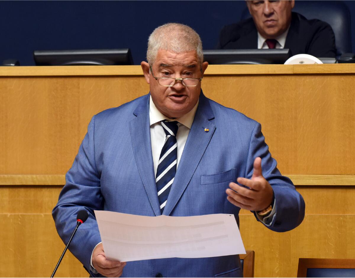 Pedro Ramos na discussão do DLR que define as regras e aprova o modelo de financiamento às Associações Humanitárias de Bombeiros