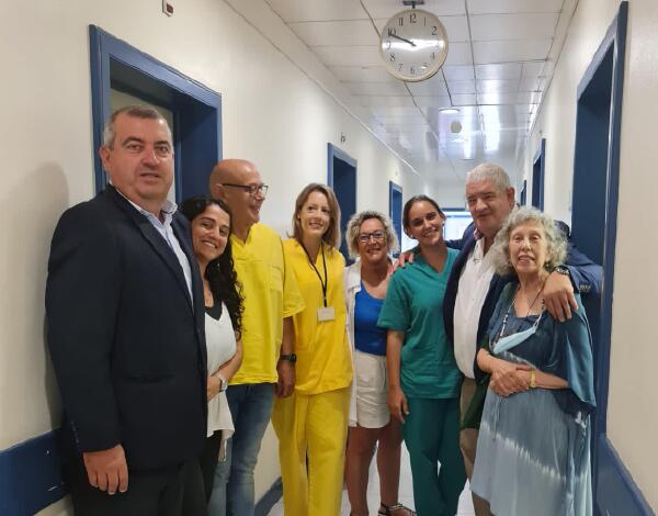 Pedro Ramos no Porto Santo para assinalar assinatura de contrato para aquisição de 1 ambulância e disponibilização de consulta de Medicina da Dor
