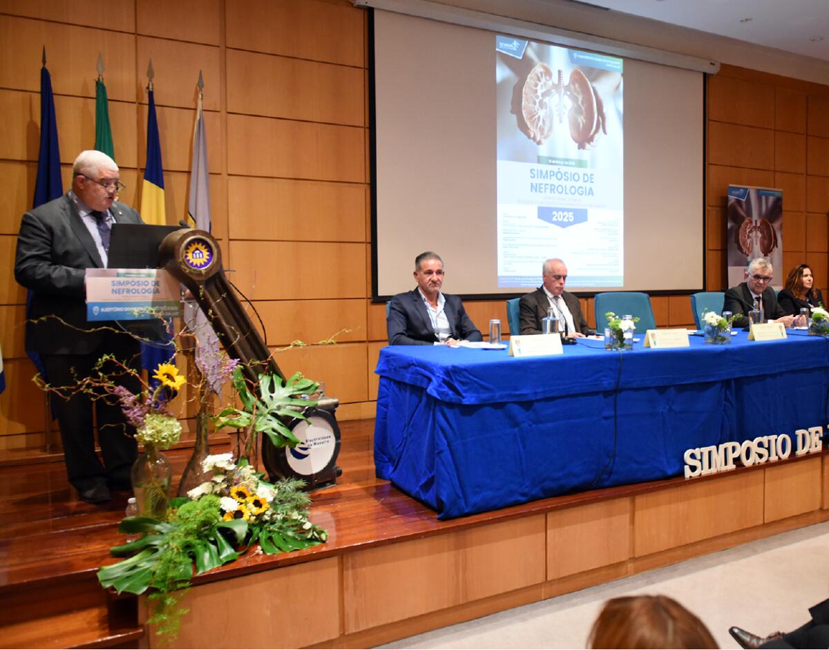 Pedro Ramos presente no "Simpósio de Nefrologia"
