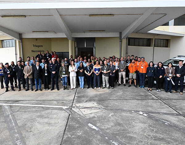 Região testa resposta a cenários multivítimas com exercício de Necrotério Provisório