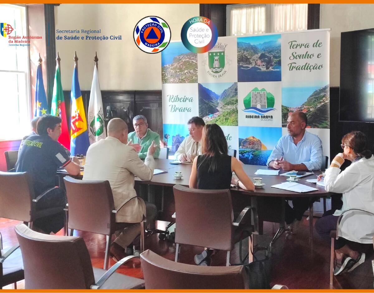 Proteção Civil reúne com as Câmaras Municipais da Região Autónoma da Madeira