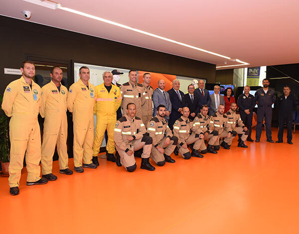 Pedro Ramos presente na abertura da Formação em Busca e Salvamento
