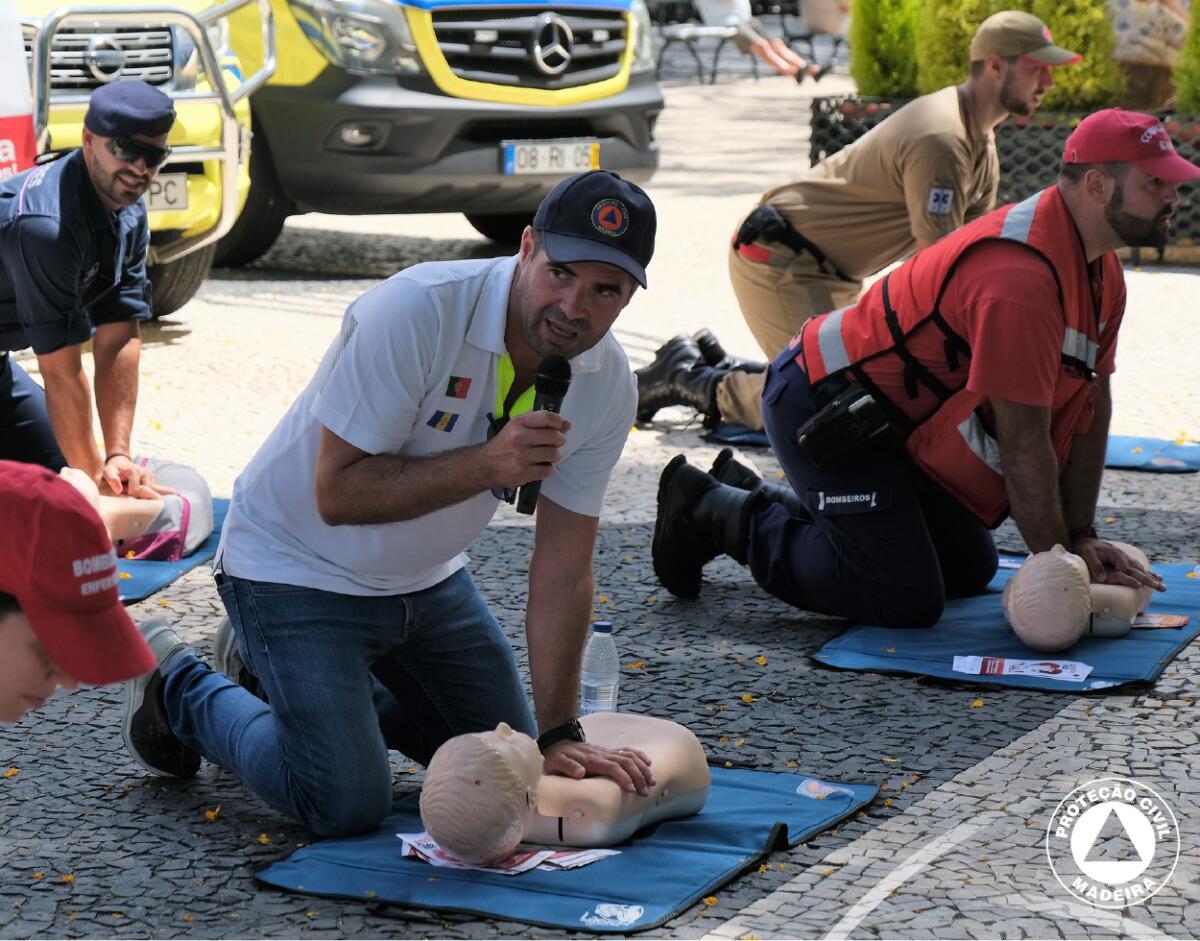 Saúde e Proteção Civil dinamizam ações de sensibilização à população em Santa Cruz