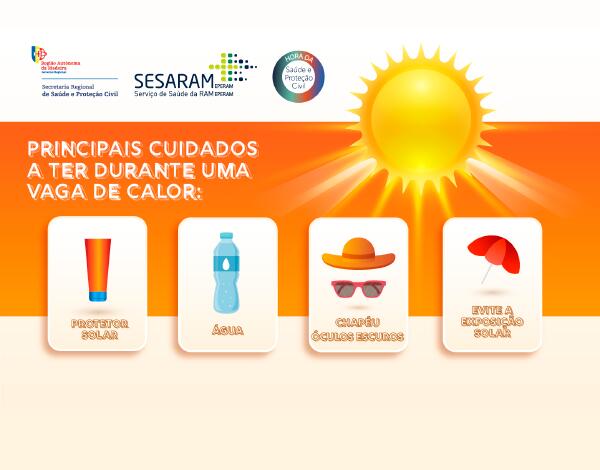 Temperaturas elevadas: SESARAM alerta para cuidados e precauções a ter em conta junto dos idosos e crianças