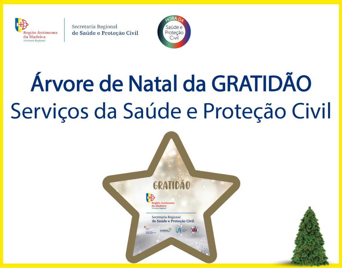 Desafio: Árvore de Natal da GRATIDÃO | Setor da Saúde e Proteção Civil