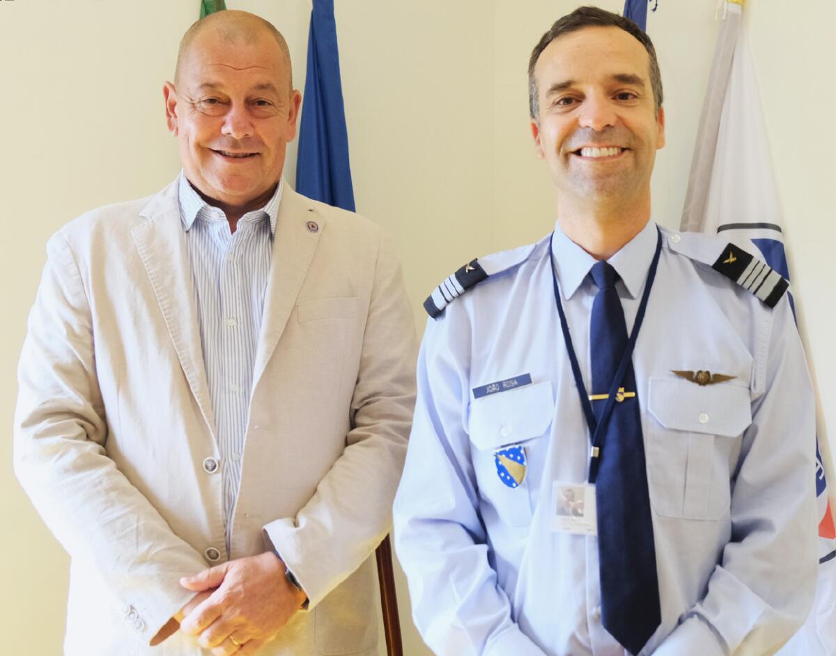 Proteção Civil recebe visita do Comandante da Zona Aérea da Madeira