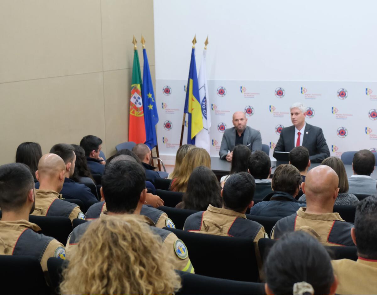 Novo presidente do Serviço Regional de Proteção Civil reuniu com os colaboradores