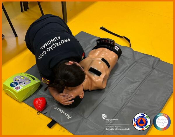 Proteção Civil forma Serviços Municipais em Suporte Básico de Vida