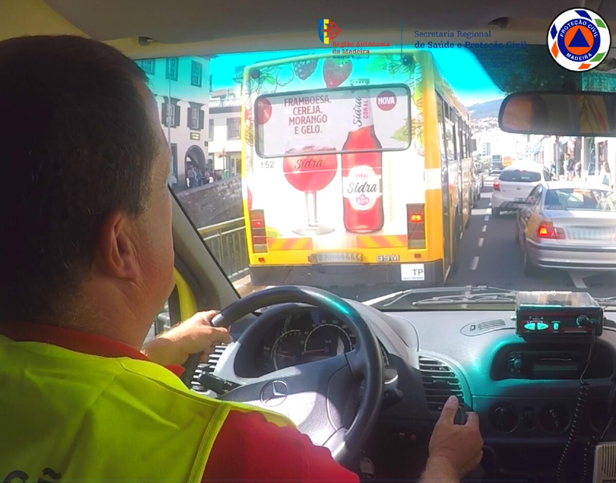 Serviço Regional de Proteção Civil sensibiliza condutores de ambulância