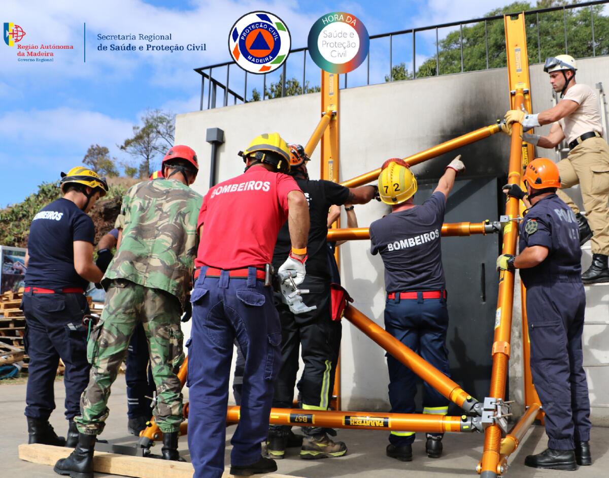 Proteção Civil atualiza protocolo com a Escola Nacional de Bombeiros