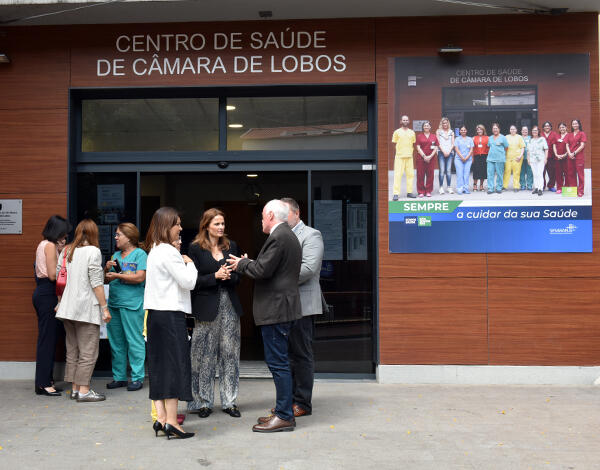 Secretária Regional em visita de trabalho ao Centro de Saúde de Câmara de Lobos