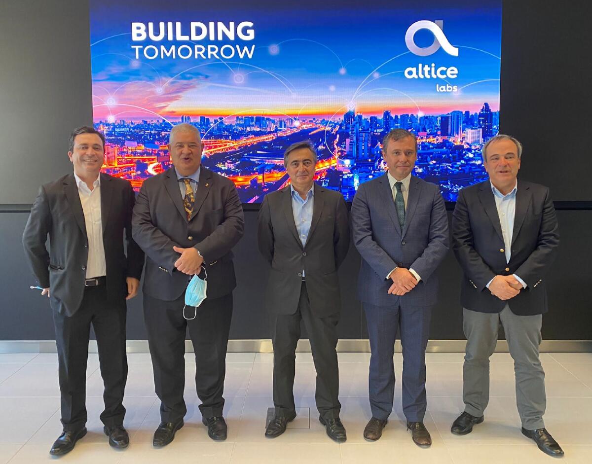 Pedro Ramos e Rui Barreto visitaram instalações da Altice em Aveiro