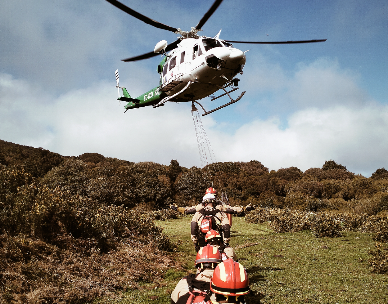 Provas de seleção para integração nas equipas helitransportadas de 1.º intervenção em operações de extinção de incêndios rurais