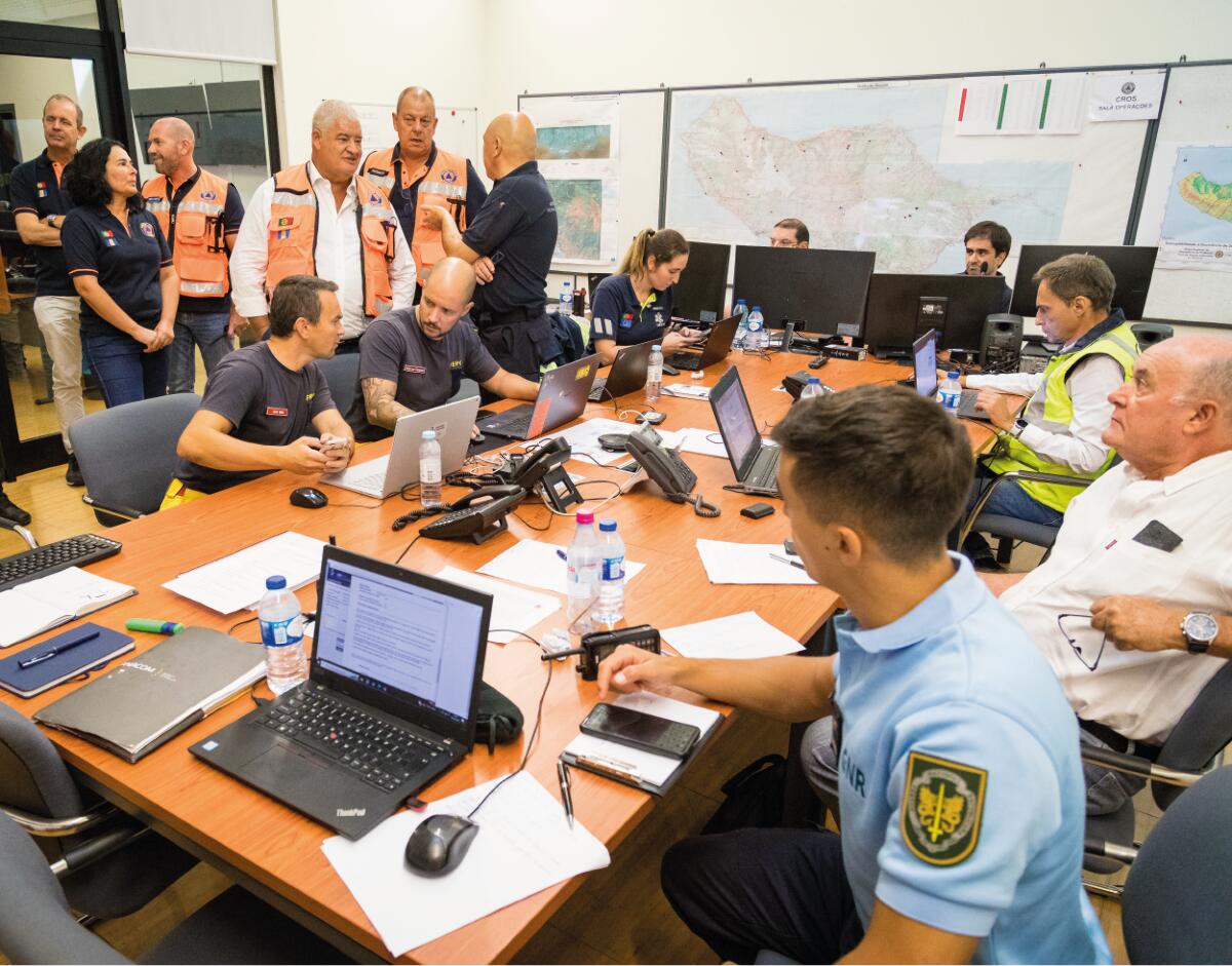 Células de acompanhamento estratégico mantêm-se ativas no Serviço Regional de Proteção Civil 