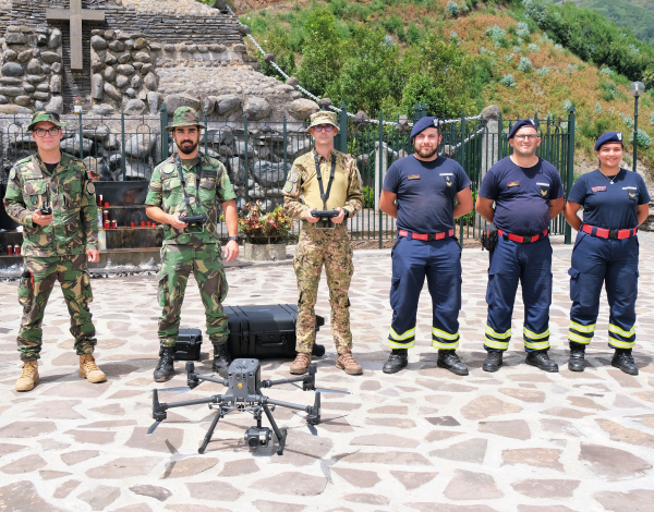 Proteção Civil e Comando Operacional da Madeira realizam atividade conjunta com utilização de drones