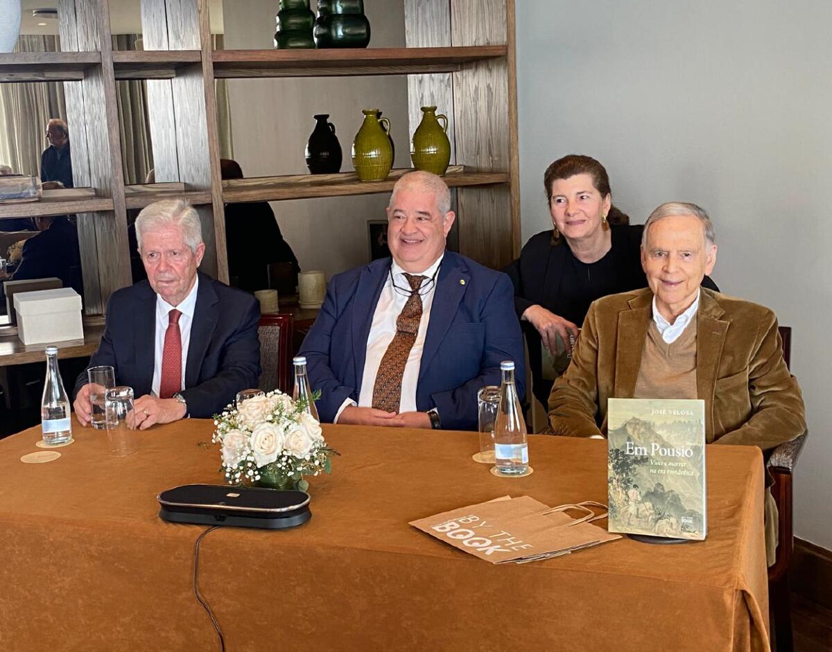 Pedro Ramos participou no lançamento do livro "Em Pousio: Viver e morrer na era romântica"