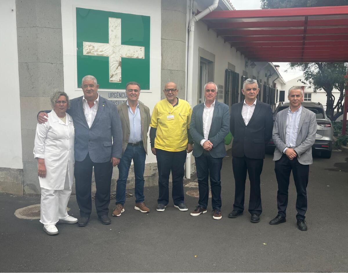Pedro Ramos em visita de trabalho no Porto Santo