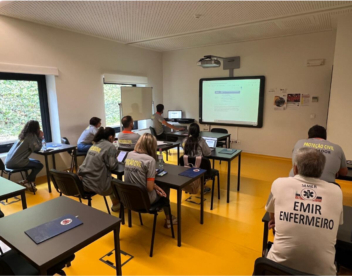 A Proteção Civil implementou um workshop para formadores no âmbito de Emergência Pré-hospitalar